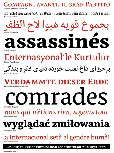 Titus Nemeth’s Nassim typeface