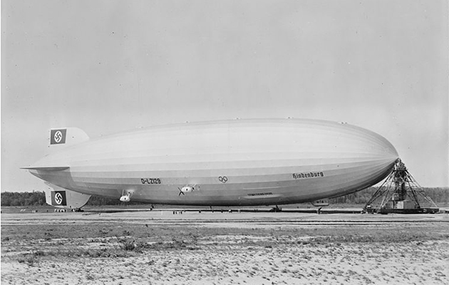 German airship Hindenburg ICON