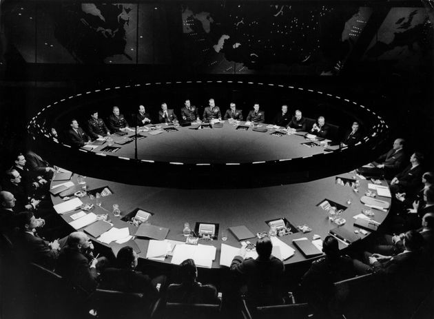 The war room from Dr Strangelove by Stanley Kubrick ICON