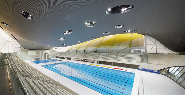 Zaha Hadid's London Aquatic Centre