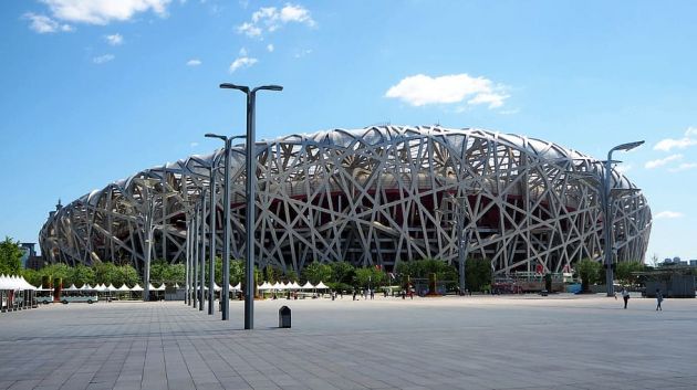Bird's Nest Stadium in Beijing by Herzog & de Meuron